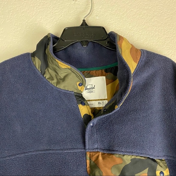 Herschel Supply Co Fleece Jacket Mens Size XL - Picture 6 of 9